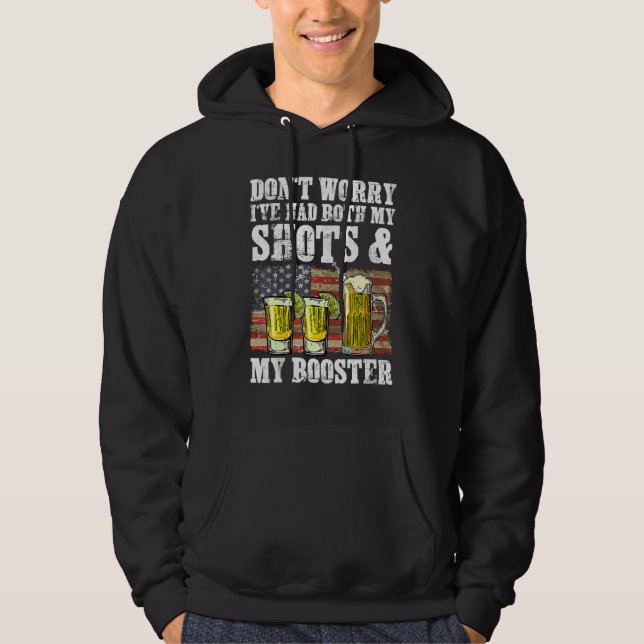 Oroa dig inte för att jag har både mina skott och  hoodie (Framsida)