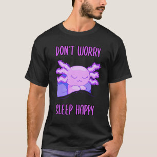 Oroa dig inte för att sova i Lycklig! Pajamas med T Shirt