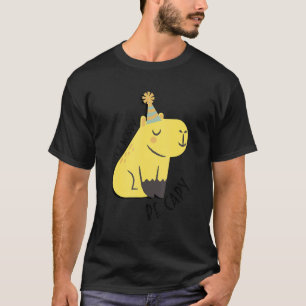 Oroa dig inte för att vara Capy Lycklig Capybara M T Shirt