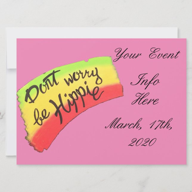 Oroa dig inte för Hippie Thunder_Cove (Framsida)