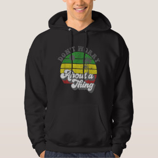 Oroa dig inte för Sak Jamaica Rasta Reggae Jama Hoodie