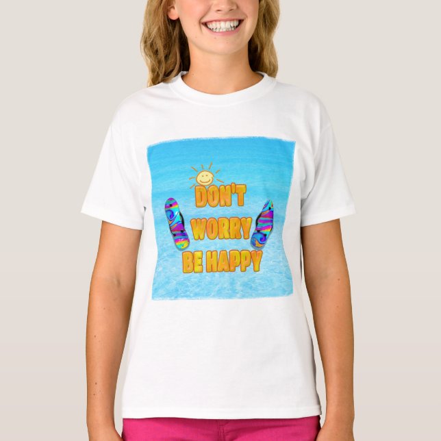 oroa dig inte för T-Shirt (Framsida)