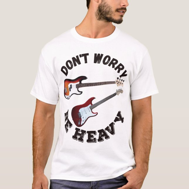 Oroa dig inte - Guitar och Bass T Shirt (Framsida)