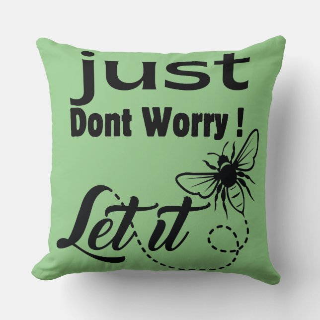 Oroa dig inte, låt det bli kudde (Framsida)