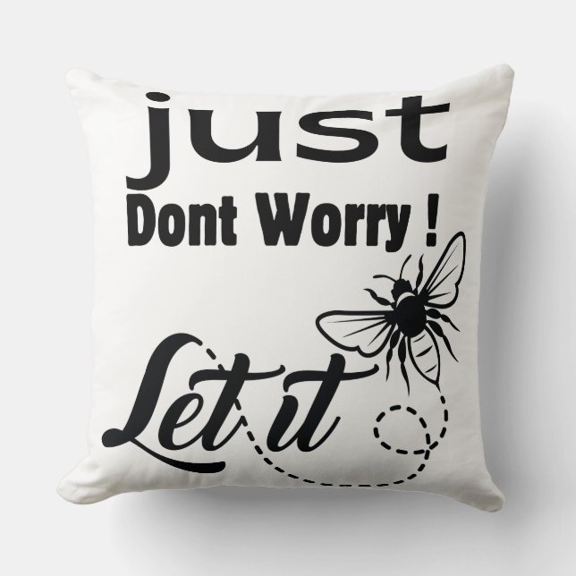 Oroa dig inte, låt det bli kudde (Framsida)
