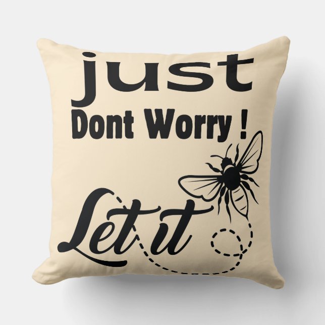 Oroa dig inte, låt det bli kudde (Framsida)