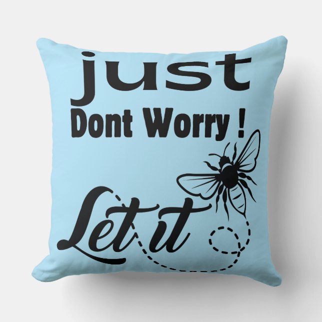 Oroa dig inte, låt det bli kudde (Framsida)