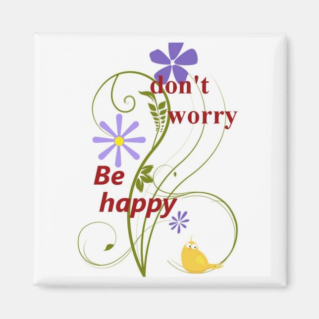 Oroa dig inte Magnet (Framsidan)