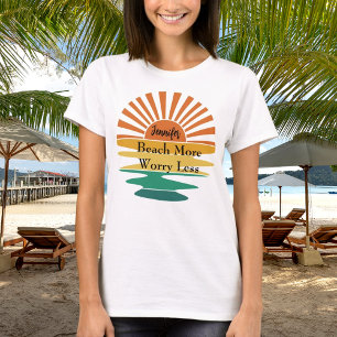 Oroa dig inte mer än citattecken för sol namn t shirt