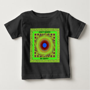 Oroa dig inte om du skriver ut Lycklig Tee Shirt