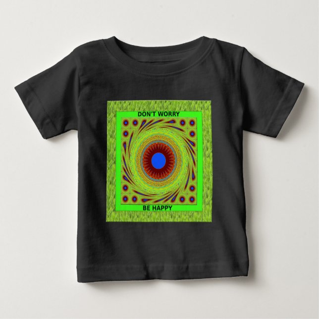 Oroa dig inte om du skriver ut Lycklig Tee Shirt (Framsida)