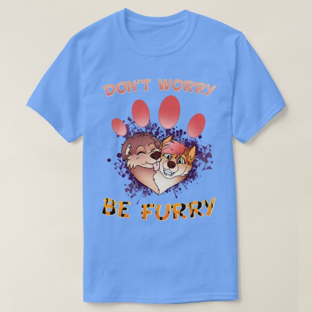 Oroa dig inte om Hårigen Fandom I Cosplay 2 T Shirt (Design framsida)