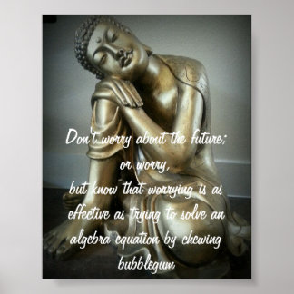 Oroa dig inte poster