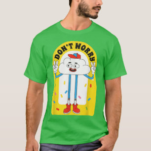 Oroa dig inte Trendiget Cloud Tecknad Älskare Aest T Shirt