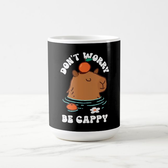 Oroa dig inte, var Cappy  Kaffemugg (Center)