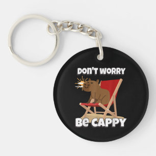 Oroa dig inte, Var Cappy, Söt Capybara Present Dju