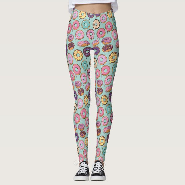 Oroa dig inte, var Lycklig! Leggings (Framsida)