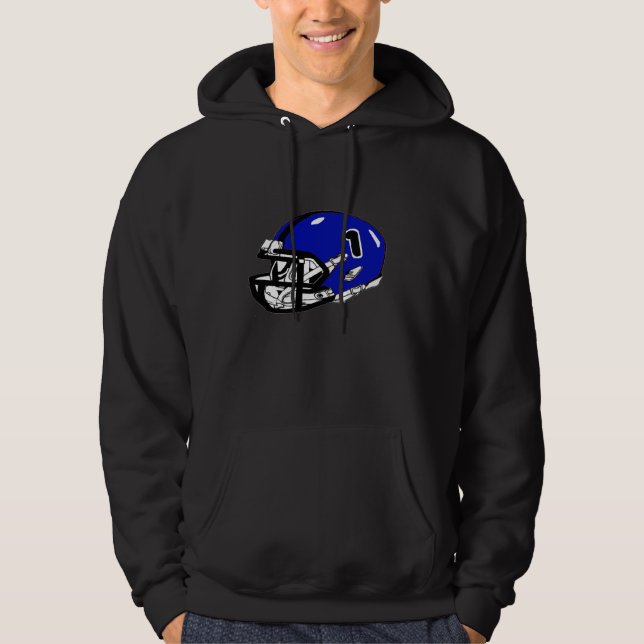 Oroa dig inte, var Lycklig Manar fotbolls-Hoody Hoodie (Framsida)