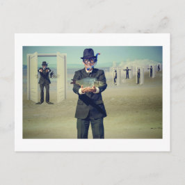 Oroa dig inte, var lycklig vykort