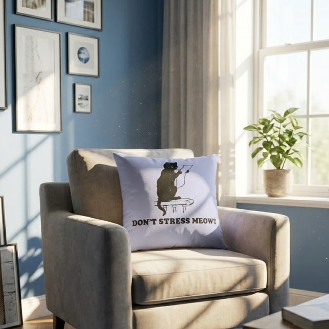 oroa dig meow kudde (Skapare uppladdad)