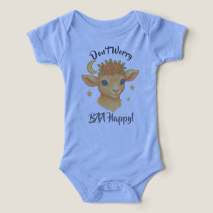 Oroa er inte BAA Glad Baby och Barn T Shirt