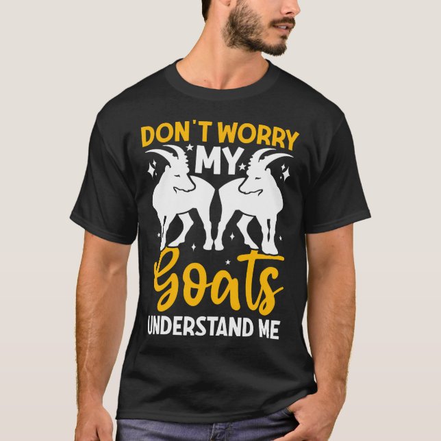 Oroa Er Inte Mina Getter Förstår Mig T Shirt (Framsida)