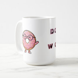 Oroa Er Inte – Söt Donut-Tecknad Karaktär Kaffemugg