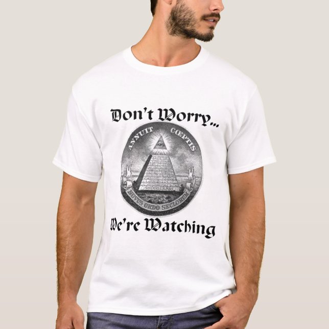 Oroa inte All-Se-Ögat Tee Shirt (Framsida)