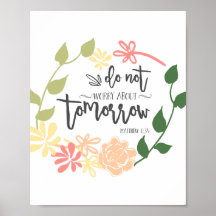 oroa inte Bible Verse Flower Wandekristen