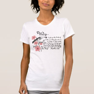 Oroa inte den Jesus sparrowT-tröja Tee Shirt