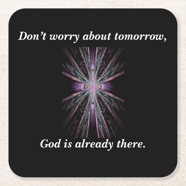 Oroa inte kor för underlägg w/Feather (Framsidan)