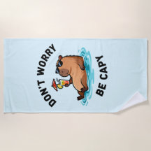 Oroa inte Var Capy Rolig Capybara Skämt