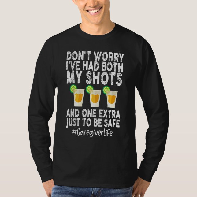 Oroa mig inte att jag har både mina stöttar... t shirt (Framsida)
