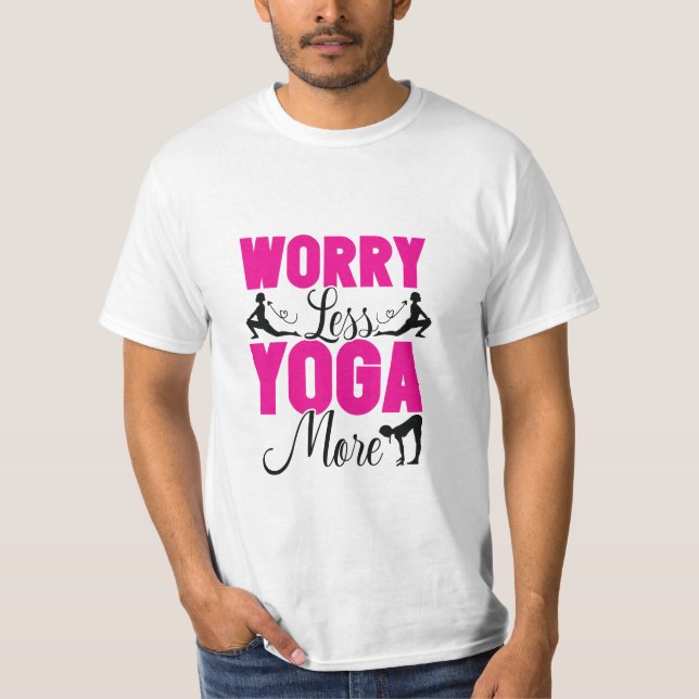 Oroa Mindre Yoga Mer T Shirt (Framsida)