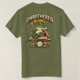 “Oroade kung” Avslappnad groddesign T Shirt