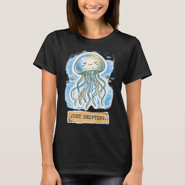 Oroande maneter drivande t-shirt (Framsida)