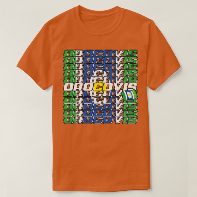 Orocovis Cascade text 3 T Shirt (Design framsida)