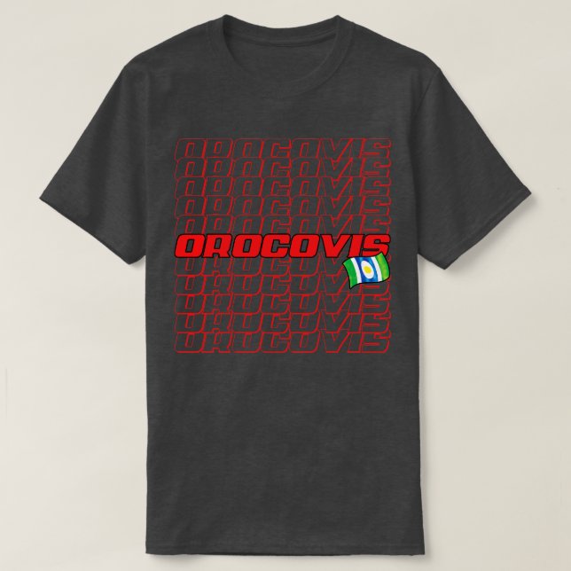 Orocovis Cascade-text T Shirt (Design framsida)