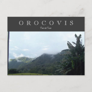 Orocovis, Puerto Rico Vykort