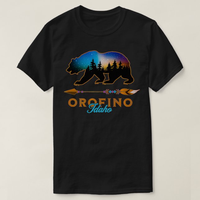 Orofino Idaho Souvenir Premium  T Shirt (Design framsida)