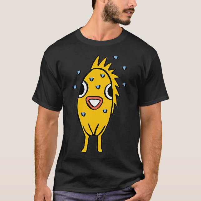 Orolig fisk t shirt (Framsida)