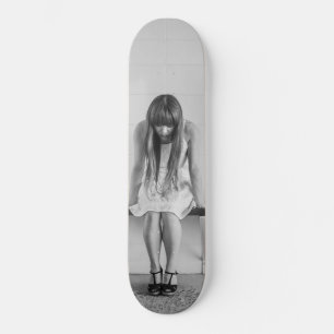 Orolig flicka mini skateboard bräda 18,5 cm