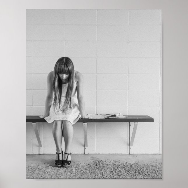 Orolig flicka poster (Framsidan)