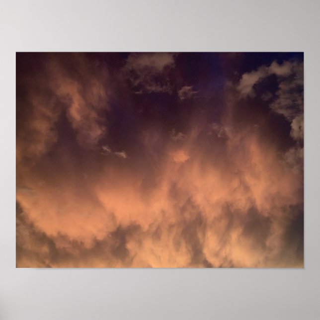 Orolig himmel poster (Framsidan)