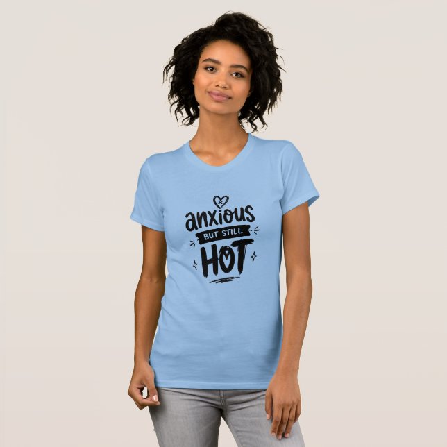 Orolig Men Het T Shirt (Hel framsida)