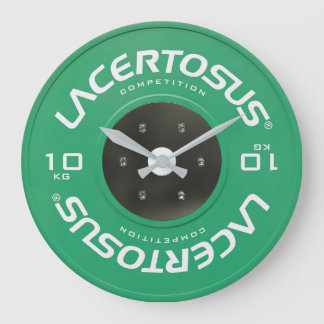 orologio da muro con foto disco bodybuilding stor klocka