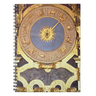Orologio Zodicale (Zodiac tar tid på) (frescoen Anteckningsbok Med Spiral