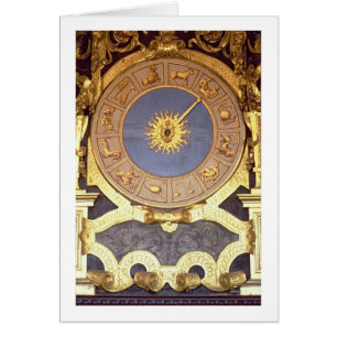 Orologio Zodicale (Zodiac tar tid på) (frescoen Hälsningskort