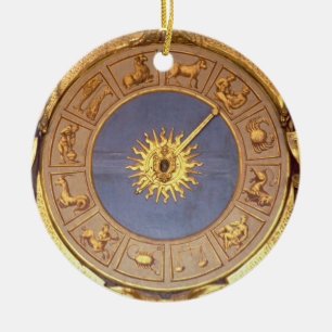 Orologio Zodicale (Zodiac tar tid på) (frescoen Julgransprydnad Keramik