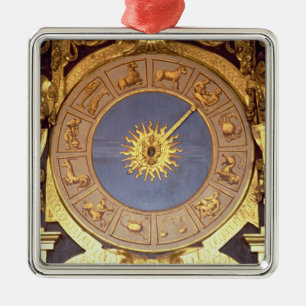 Orologio Zodicale (Zodiac tar tid på) (frescoen Julgransprydnad Metall